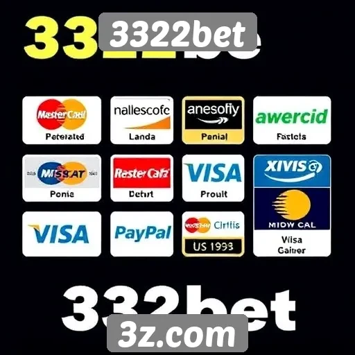 Explorando os métodos de pagamento no 3322bet